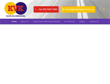 Tablet Screenshot of kvkengine.com.au